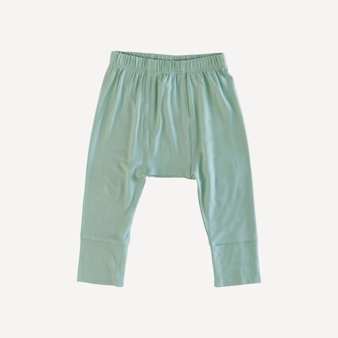 classic panda pant | granite green | bamboo