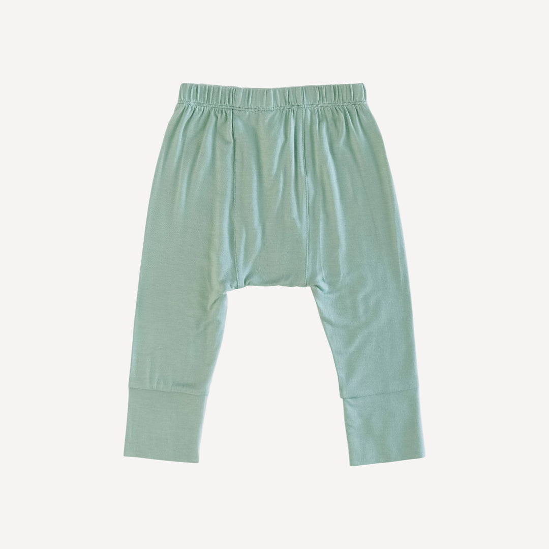 classic panda pant | granite green | bamboo