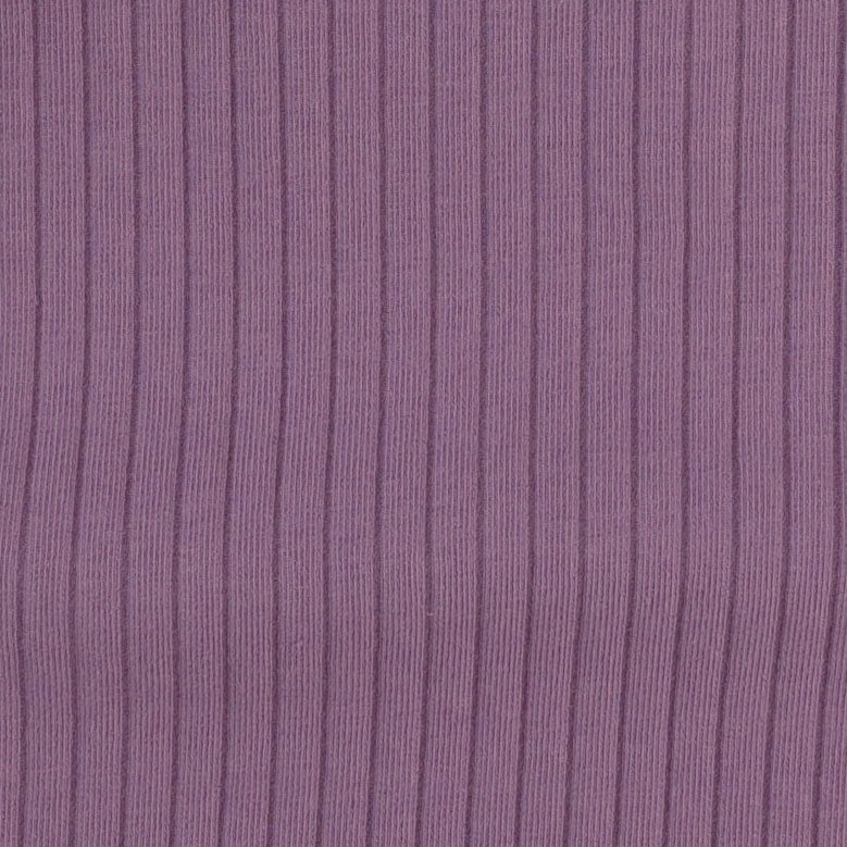 short sleeve peter pan top | grape gloss | organic cotton wide rib