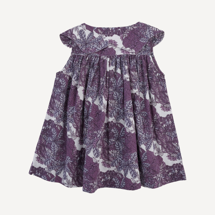 olive top | grape goldilocks floral | organic cotton woven