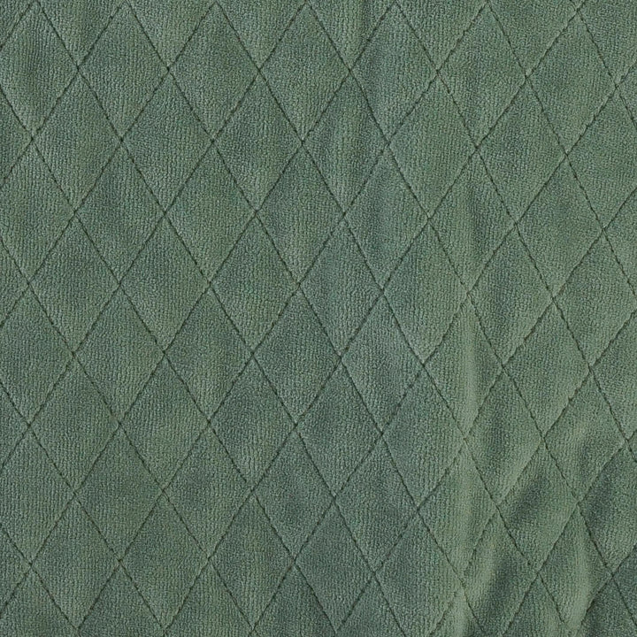 PRESALE quilted hooded jacket | green bay | organic cotton velour