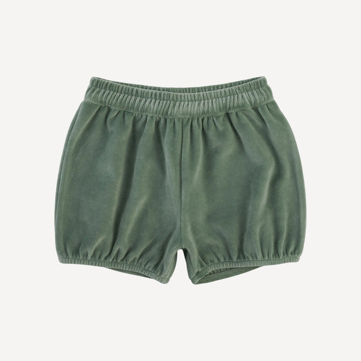 PRESALE bloomer short | green bay | organic cotton velour