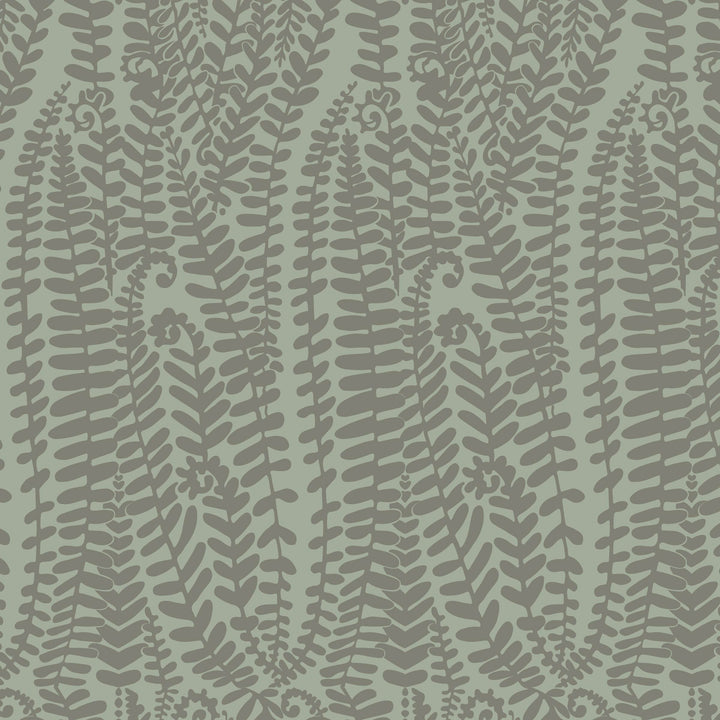 PREORDER womens spaghetti tie prairie dress | green fern frond | modal