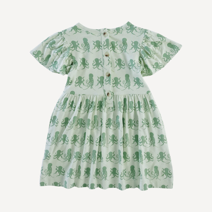 colette dress | green octopus | bamboo
