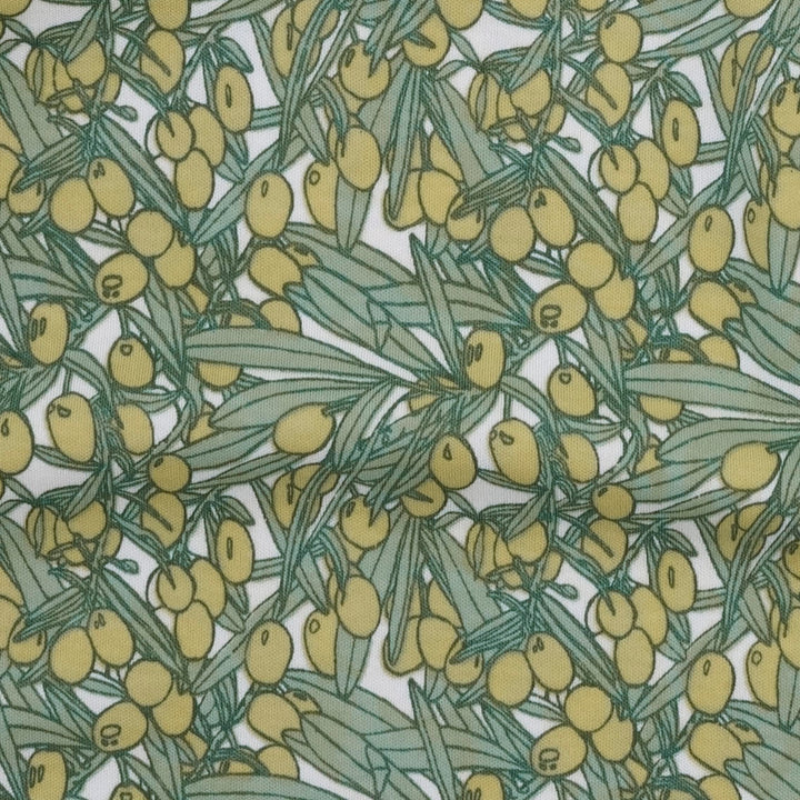 short sleeve essential boxy tee | green olive | organic cotton interlock