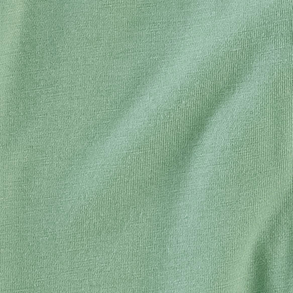 long sleeve two way zipper footie | green sprig | bamboo