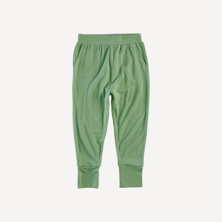 slim sport jogger | green sprig | lenzing modal