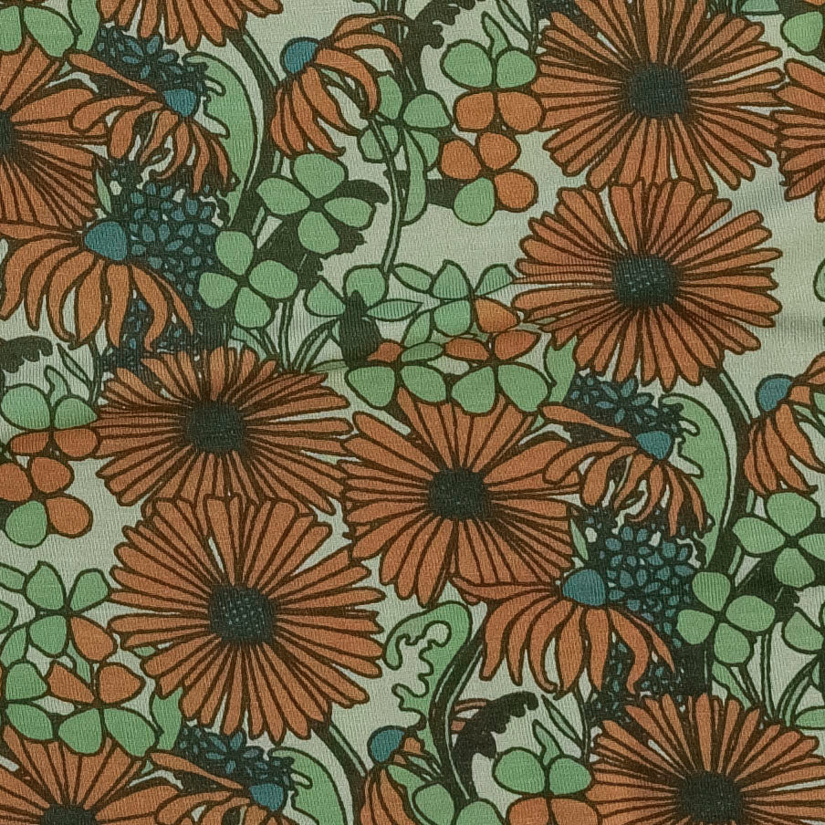 baby bundle | green tea 70s daisy | bamboo