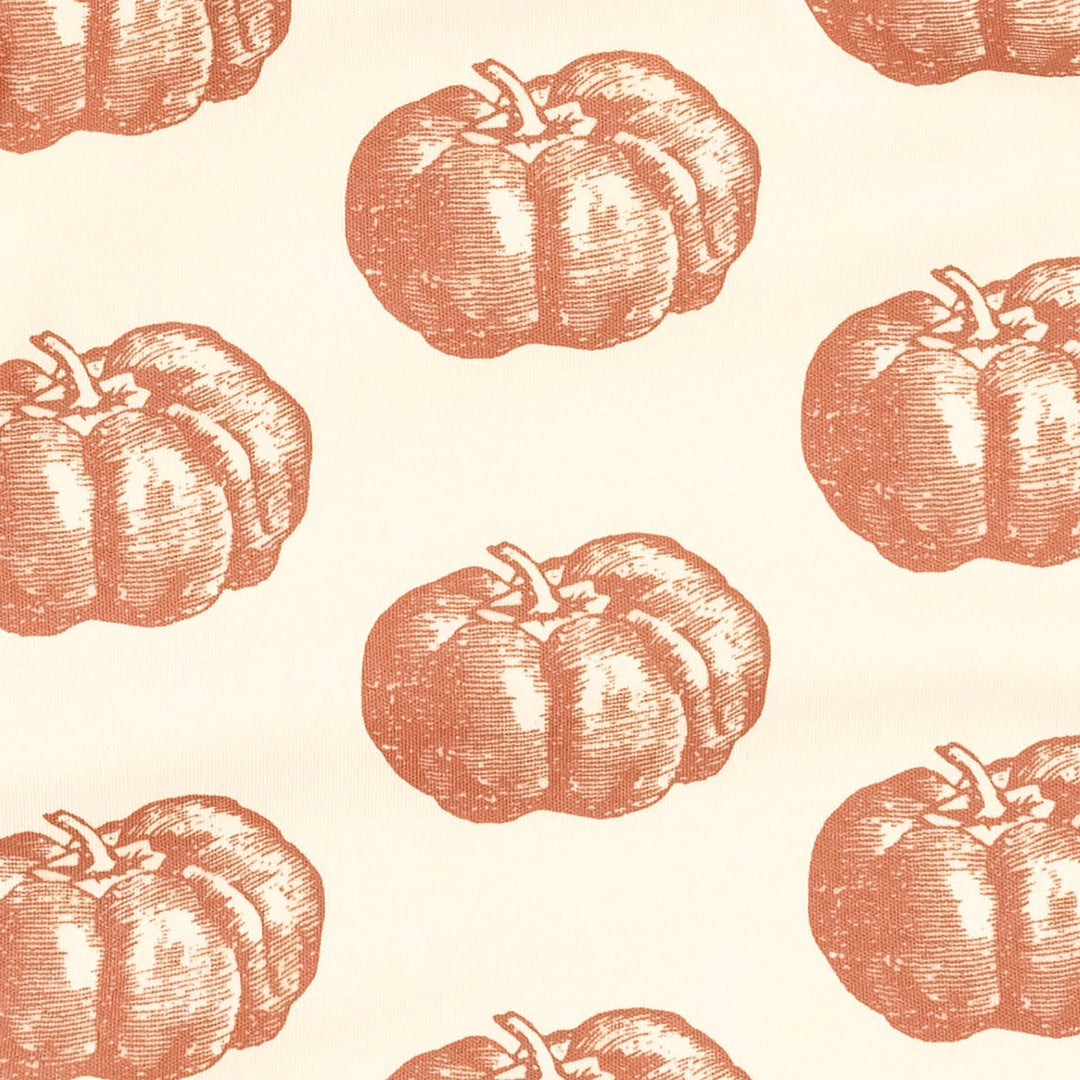 single layer blanket | harvest pumpkin | organic cotton interlock