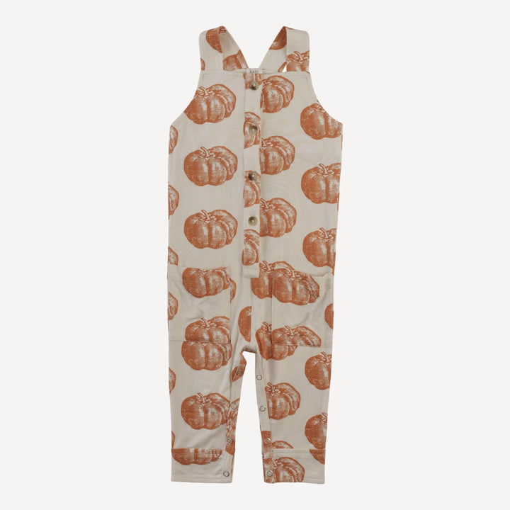 button pocket overall | harvest pumpkin | bamboo