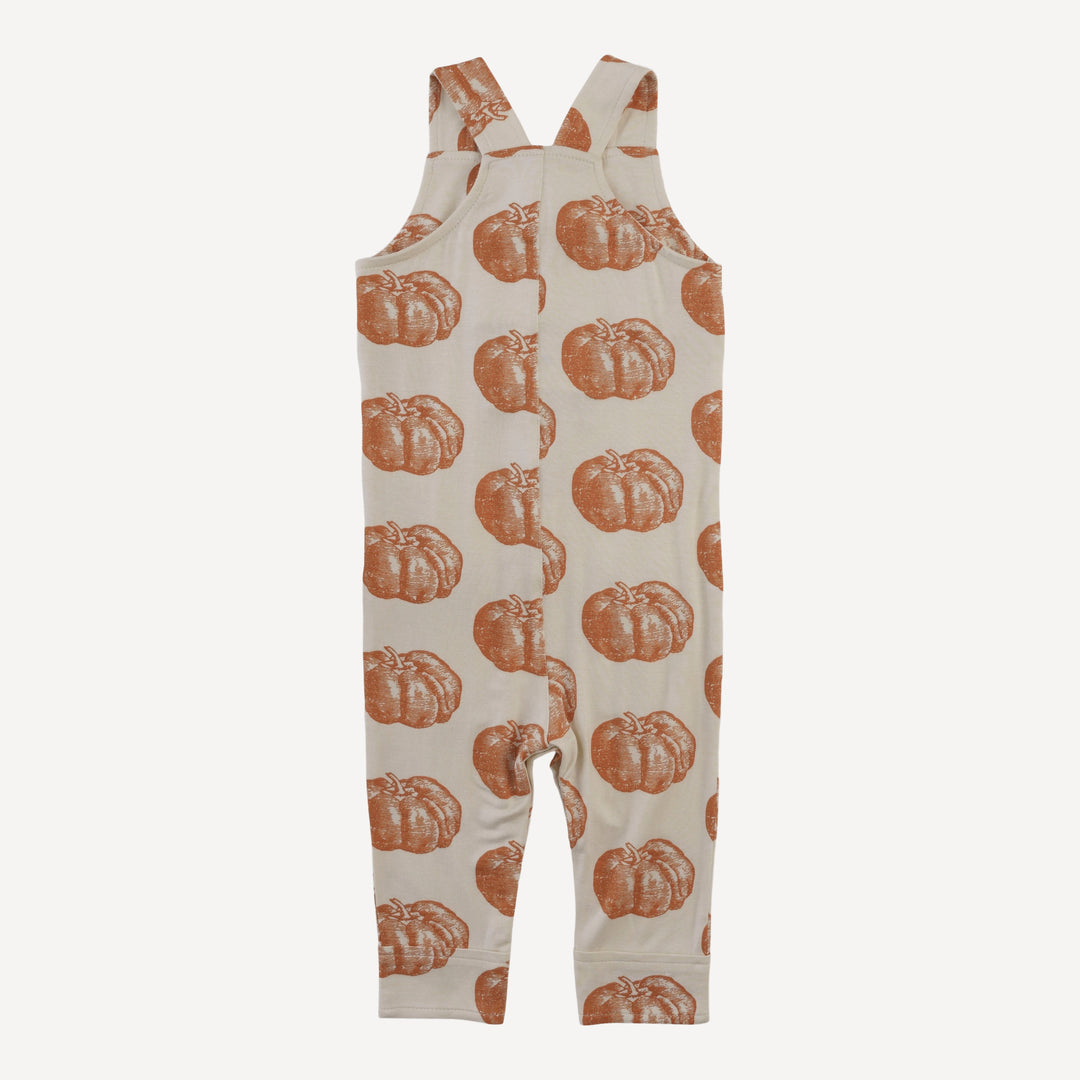 button pocket overall | harvest pumpkin | bamboo