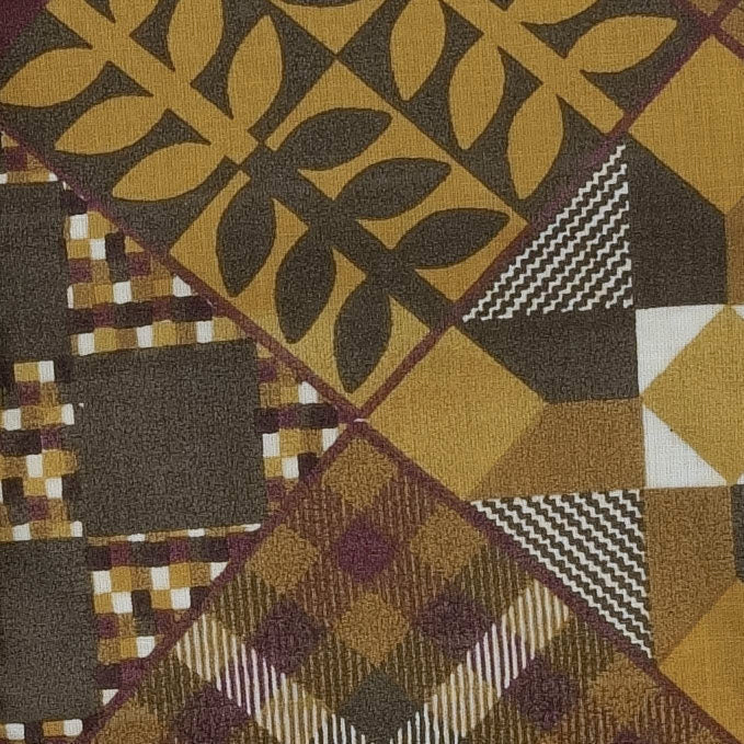 short puff sleeve prairie dress | harvest quilt | organic cotton woven