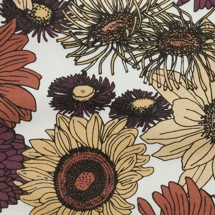 short sleeve jade set | harvest sunflower | organic cotton interlock