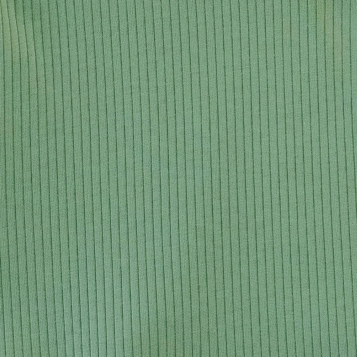 long sleeve ruffle shoulder top | hedge | organic cotton single rib