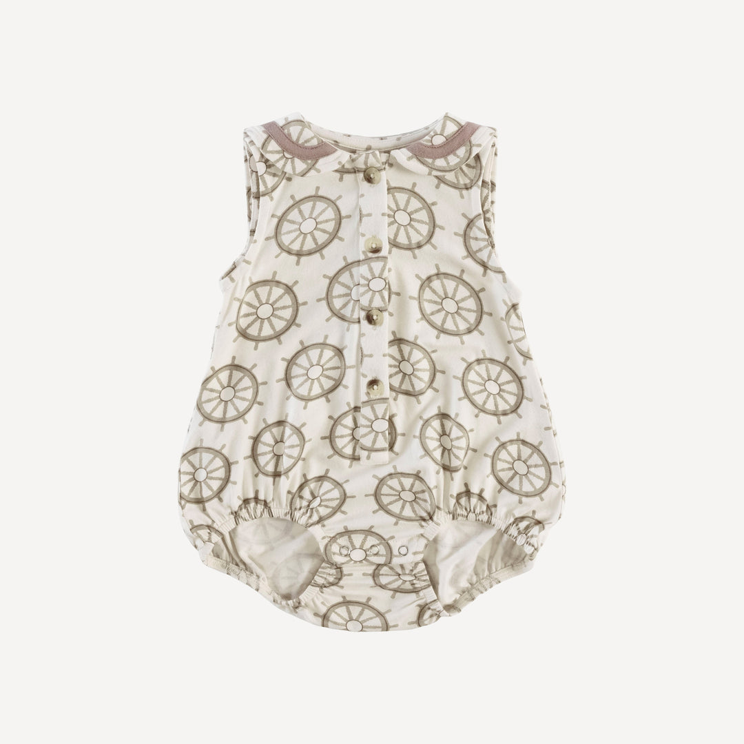sleeveless sailor bubble | helm | bamboo