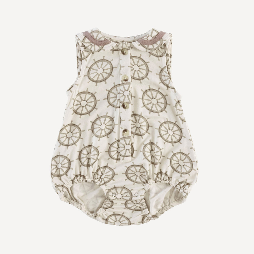 sleeveless sailor bubble | helm | bamboo