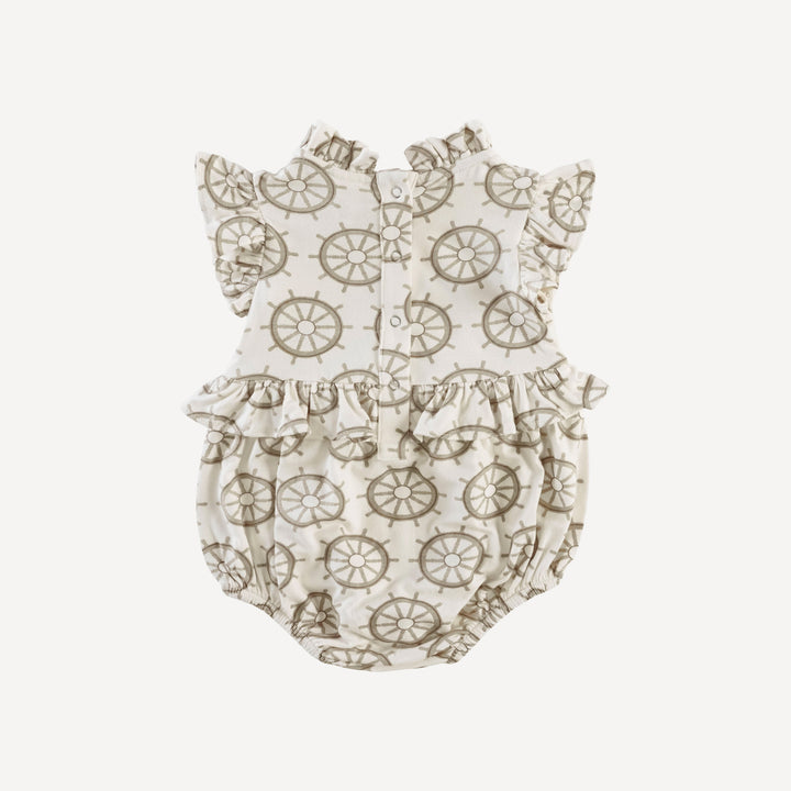 sleeveless little ruffle bubble | helm | bamboo