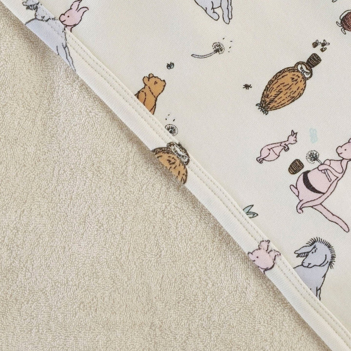 bear ear towel | pooh & friends | organic cotton terry