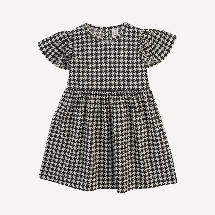 colette dress | houndstooth | organic cotton woven