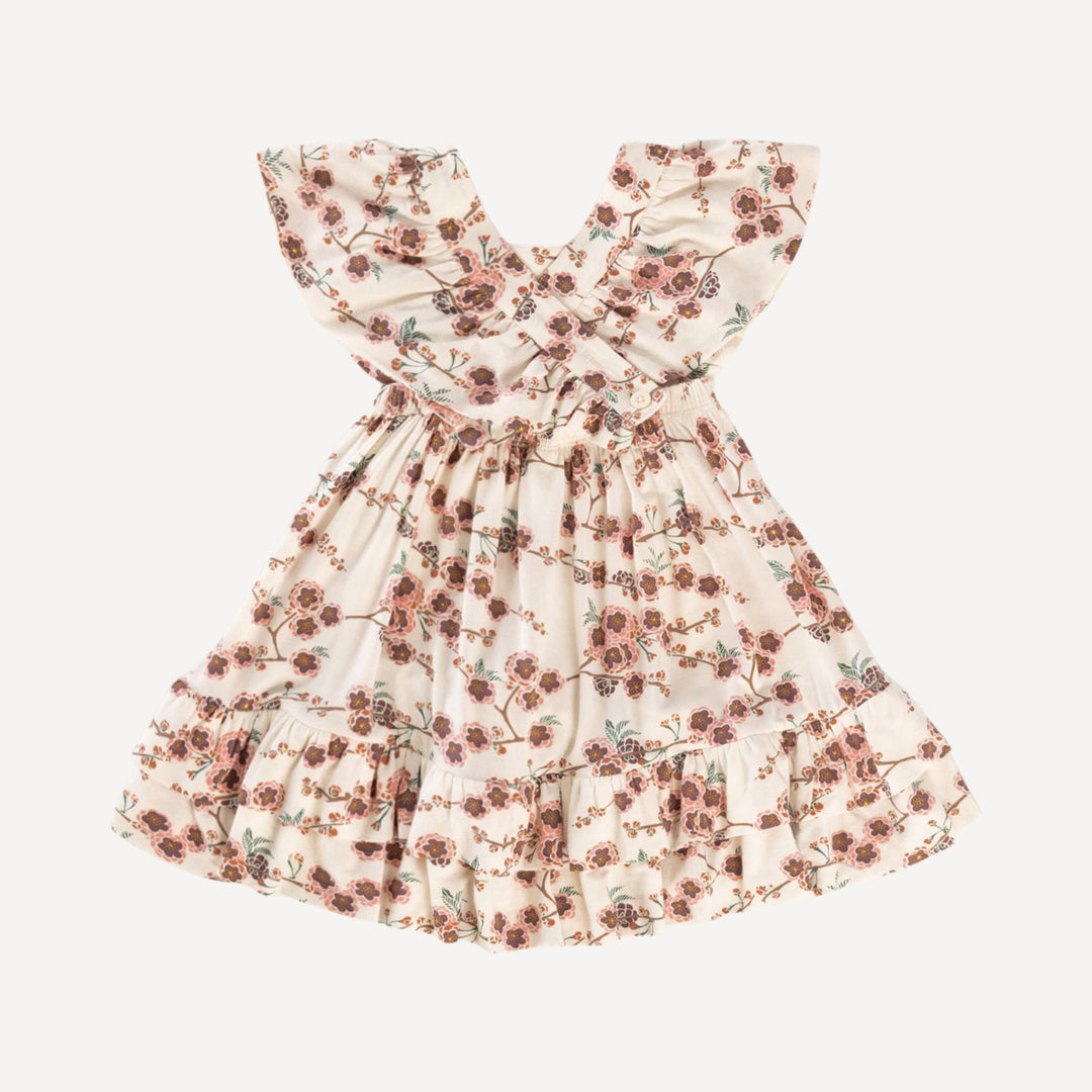 ruffle strap dress | huckleberry cherry blossom | lenzing modal
