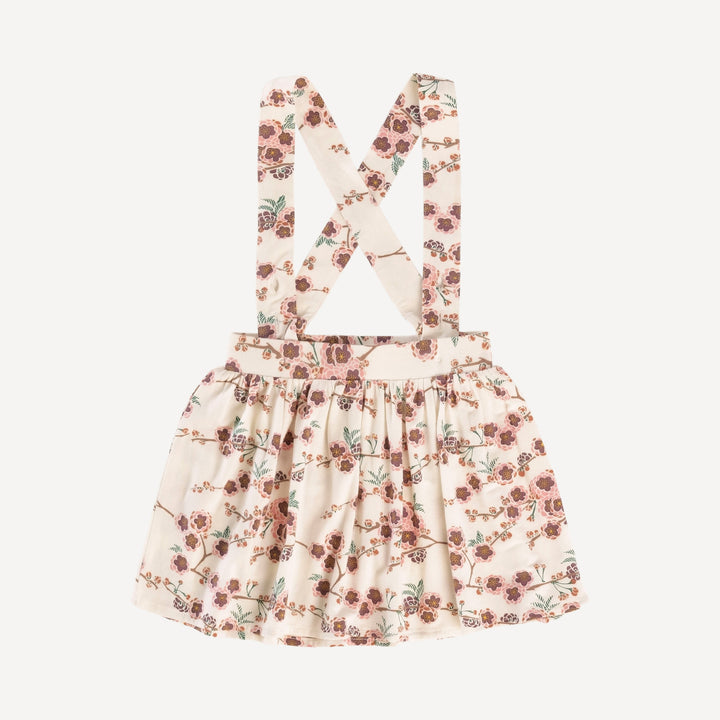 gathered suspender skirt | huckleberry cherry blossom | lenzing modal