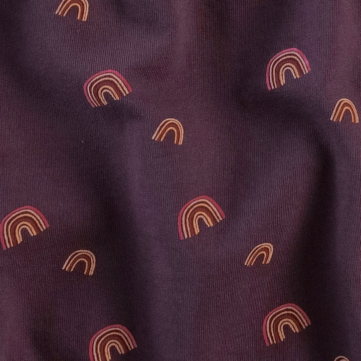 zip front pocket hoodie | huckleberry multi rainbow | loop sweat