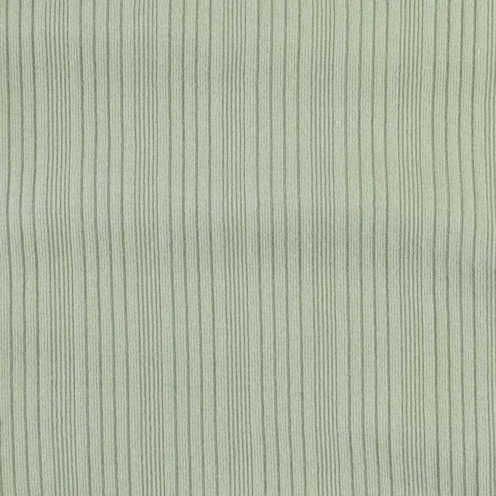 classic panda short | iceberg green | organic cotton multi rib