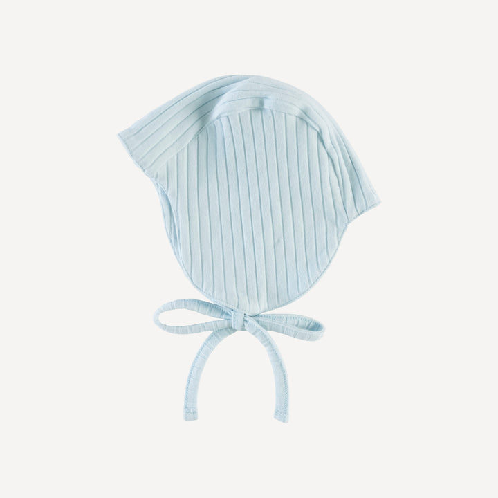 flight hat | illusion blue | organic cotton wide rib