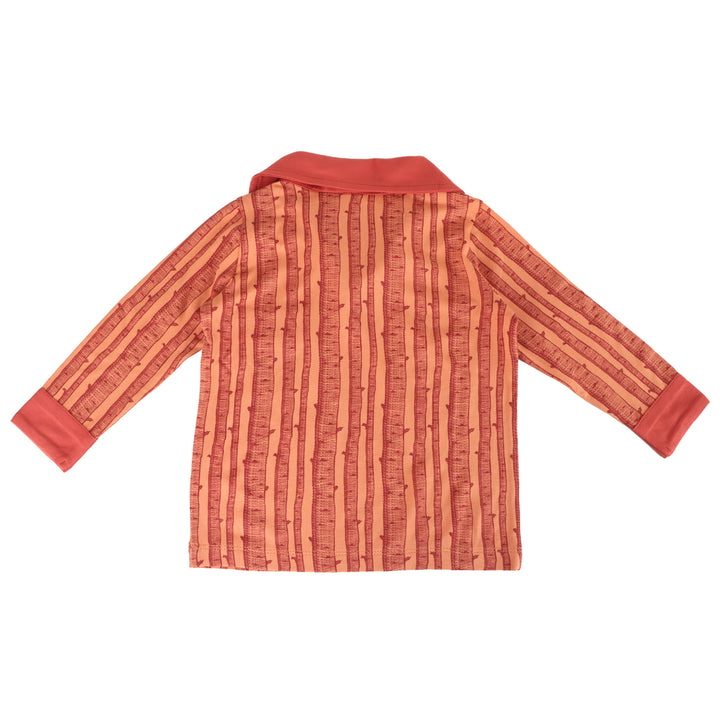 long sleeve retro pocket tee | spice birch | bamboo