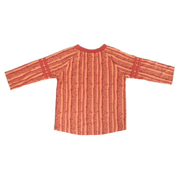 long sleeve football tee | spice birch | bamboo