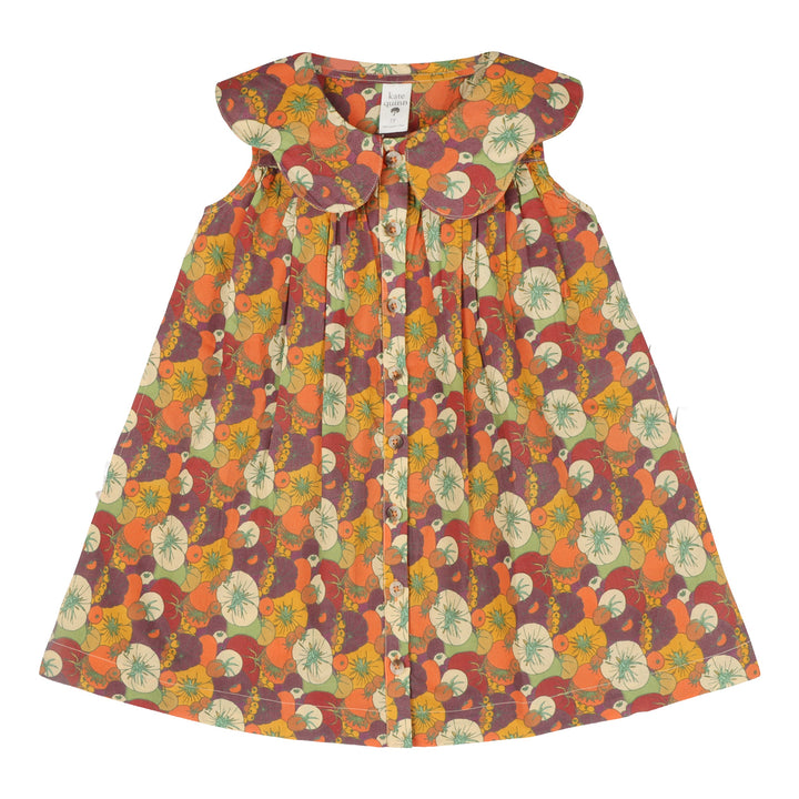 olive dress | heirloom tomatoes | organic cotton woven