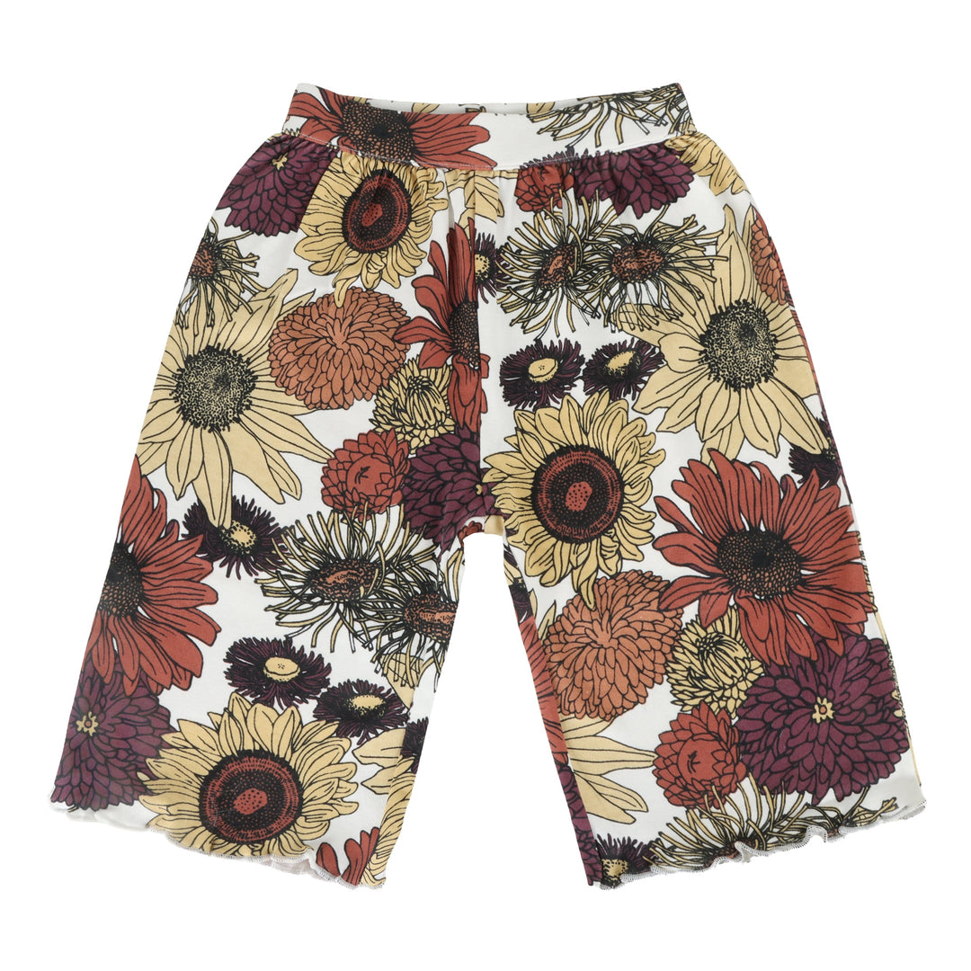 short sleeve jade set | harvest sunflower | organic cotton interlock