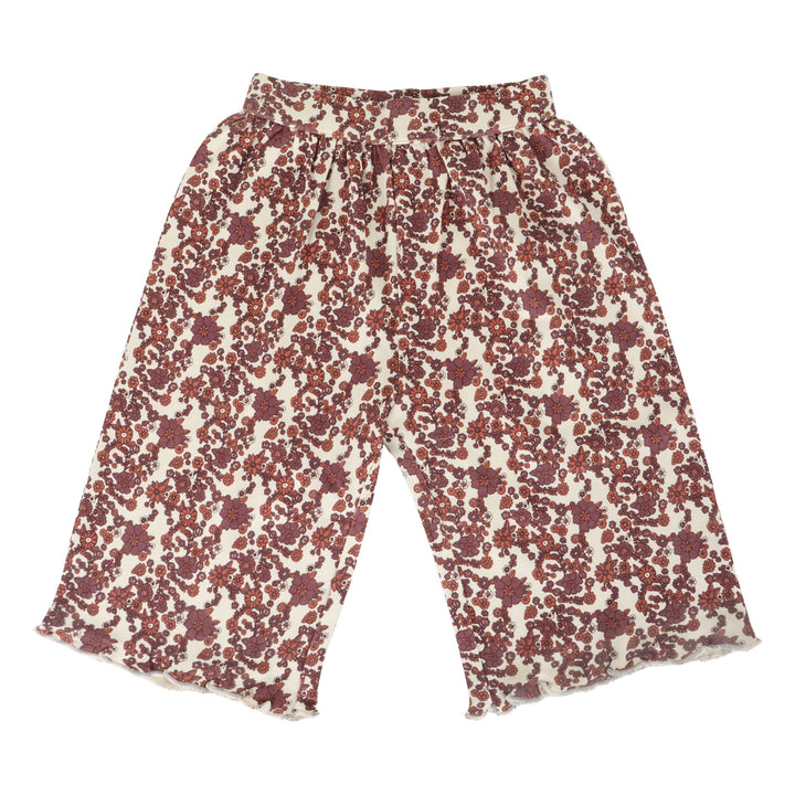 short sleeve jade set | clay ditsy | organic cotton interlock