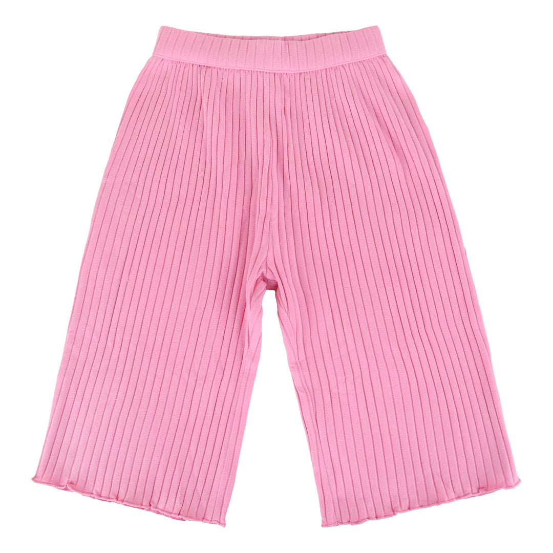 long sleeve jade set | bonbon | organic cotton wide rib