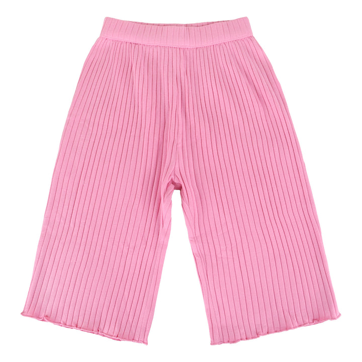 long sleeve jade set | bonbon | organic cotton wide rib