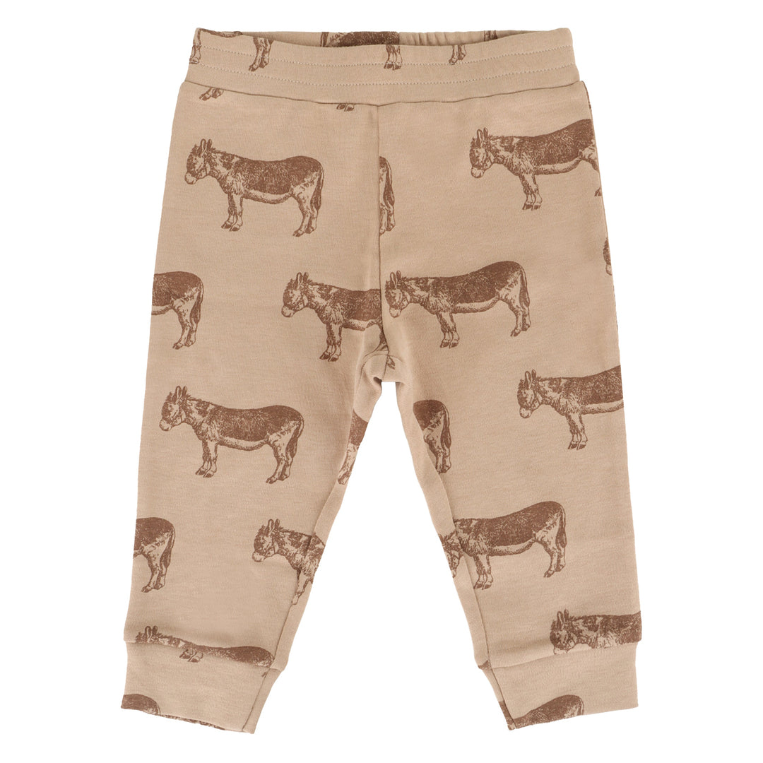 short sleeve relaxed jogger set | donkey | organic cotton interlock