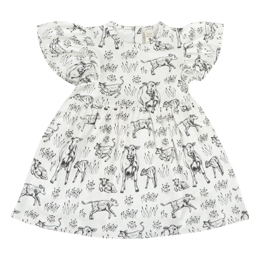 colette dress | black cow pasture | organic cotton interlock