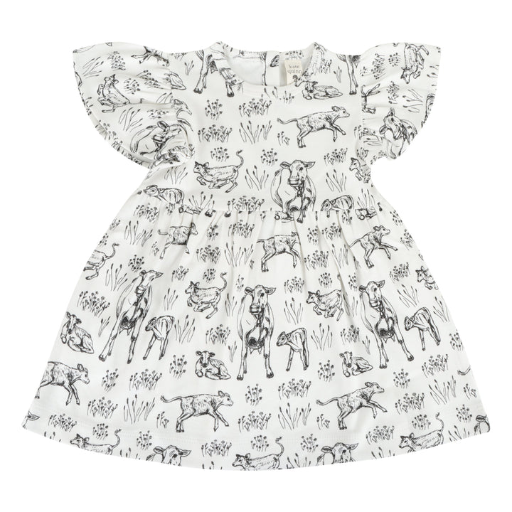 colette dress | black cow pasture | organic cotton interlock