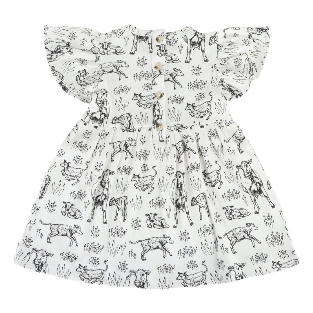 colette dress | black cow pasture | organic cotton interlock