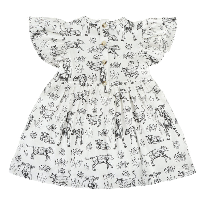 colette dress | black cow pasture | organic cotton interlock