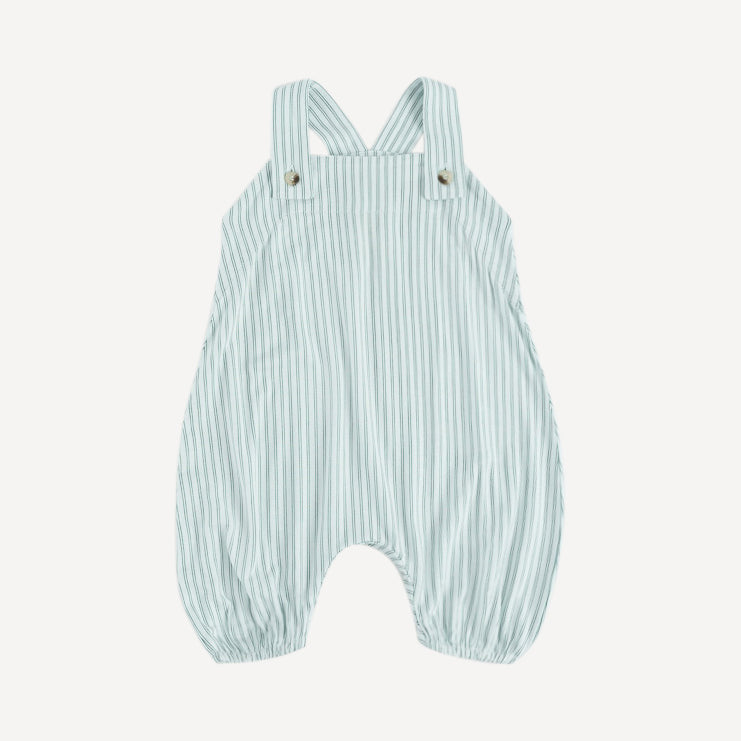 country bubble jumpsuit | forest pinstripes | organic cotton jersey