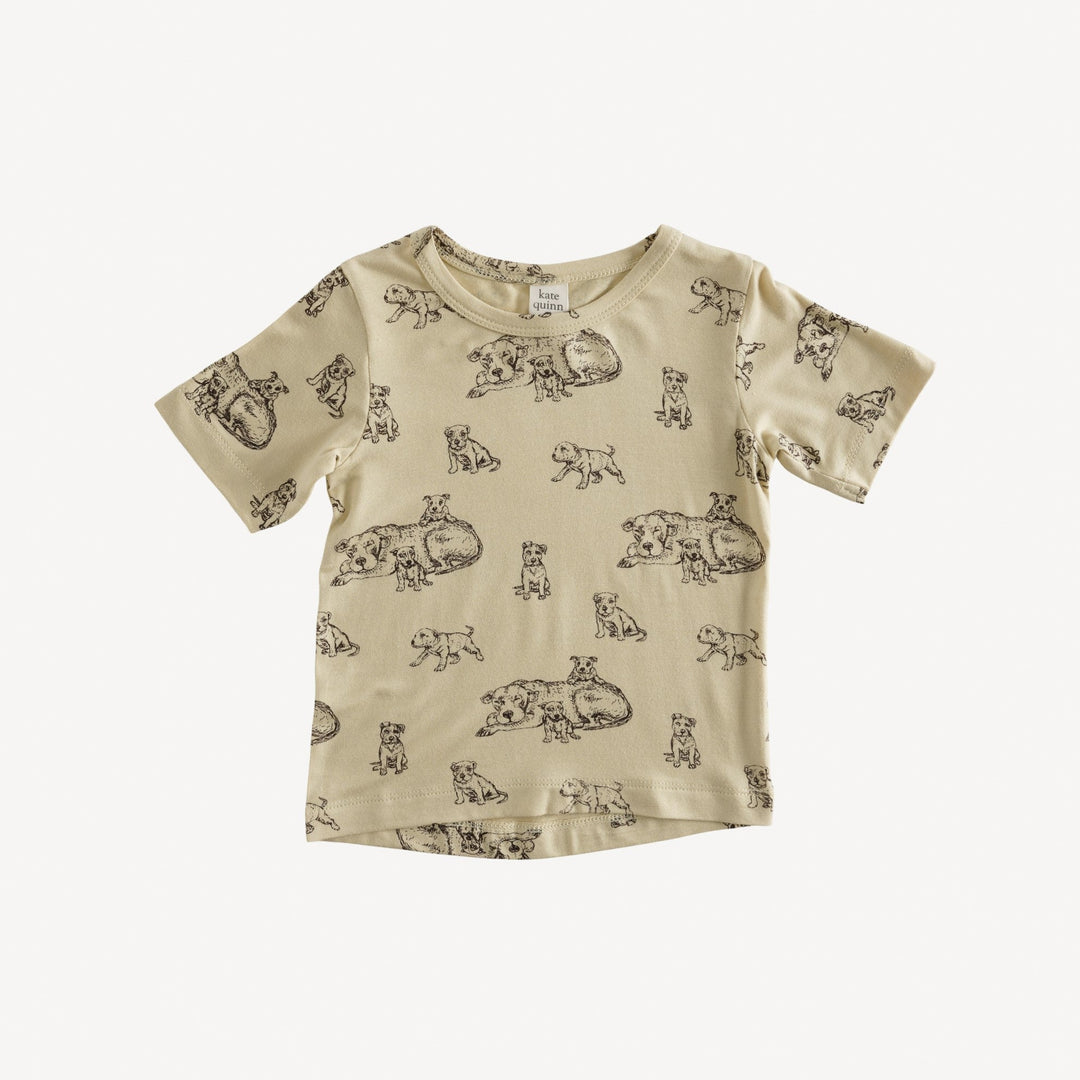PREORDER short sleeve boxy tee | pit bulls | bamboo
