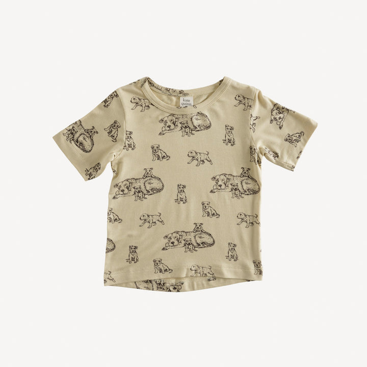 PREORDER short sleeve boxy tee | pit bulls | bamboo