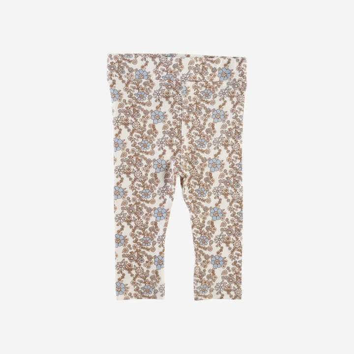PREORDER classic skinny legging | cornflower ditsy | bamboo