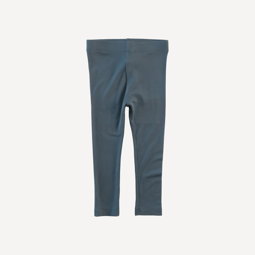 PREORDER classic skinny legging | slate blue | bamboo