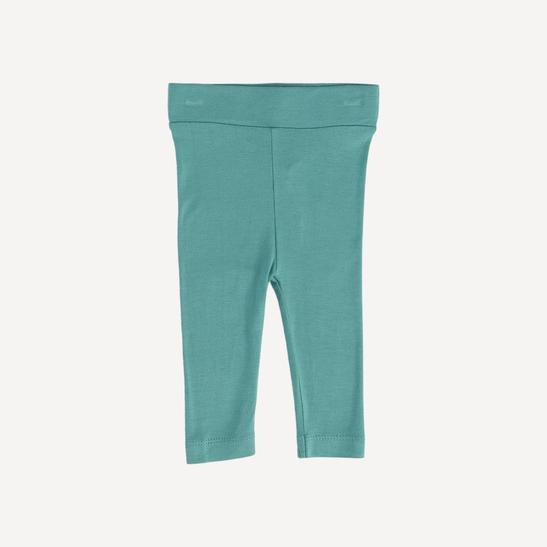 PREORDER classic skinny legging | teal   | bamboo