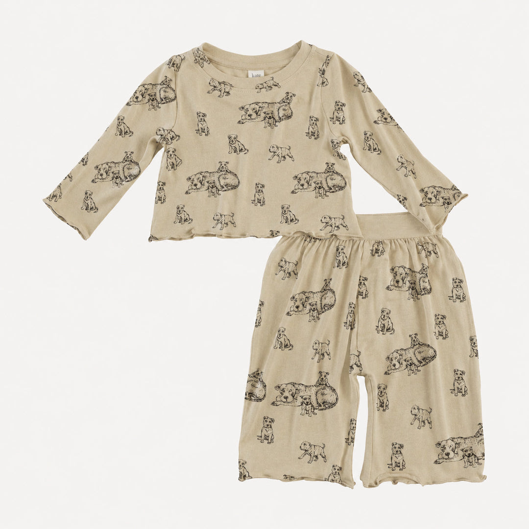 PREORDER long sleeve jade set | pit bulls | bamboo