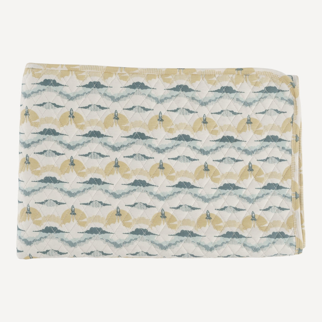 PREORDER classic diamond quilt | rocket | bamboo