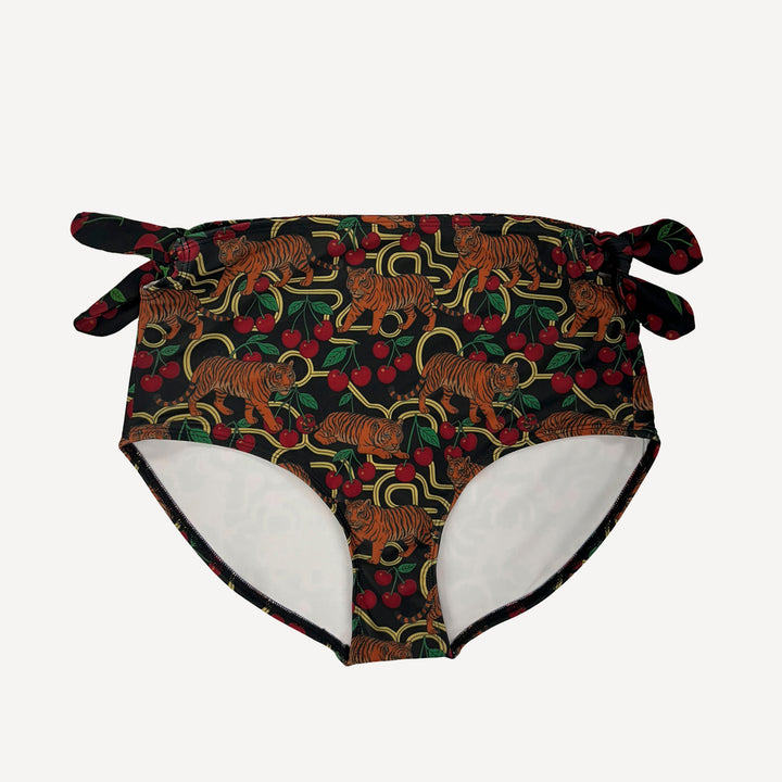 womens tie two piece swimsuit | tiger + cherries | swim