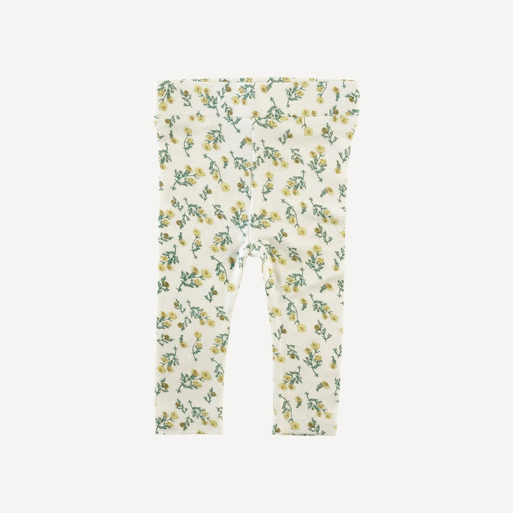 PREORDER classic skinny legging | tiny chamomile | bamboo